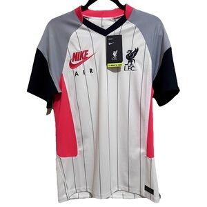 Nike Liverpool FC Stadium Air Max White Jersey Soccer